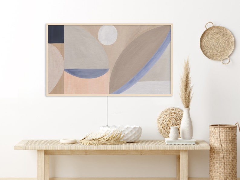 Frame TV Art Abstract Samsung TV Art Mode Digital Modern Art Etsy