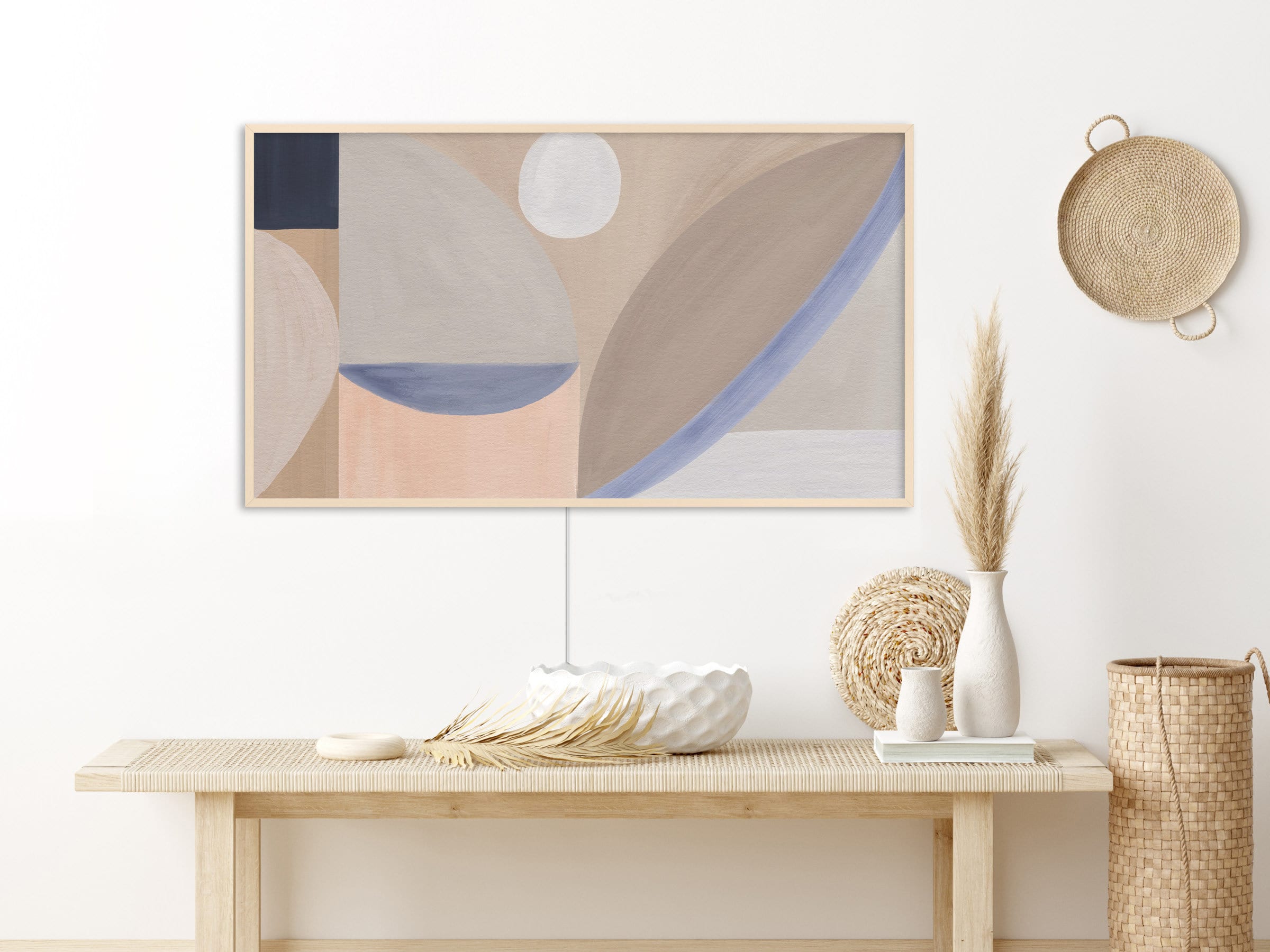 Frame TV Art Abstract Samsung TV Art Mode Digital Modern Art Etsy