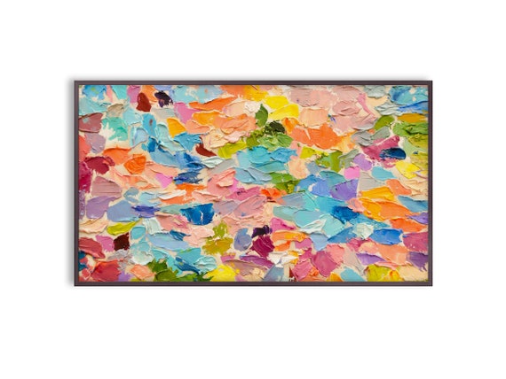 Samsung Frame TV Art 4K Abstract Painting