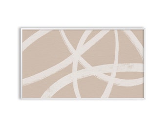 Samsung Frame TV Art 4K Abstract Painting, Minimalist Modern Art, Instant Download