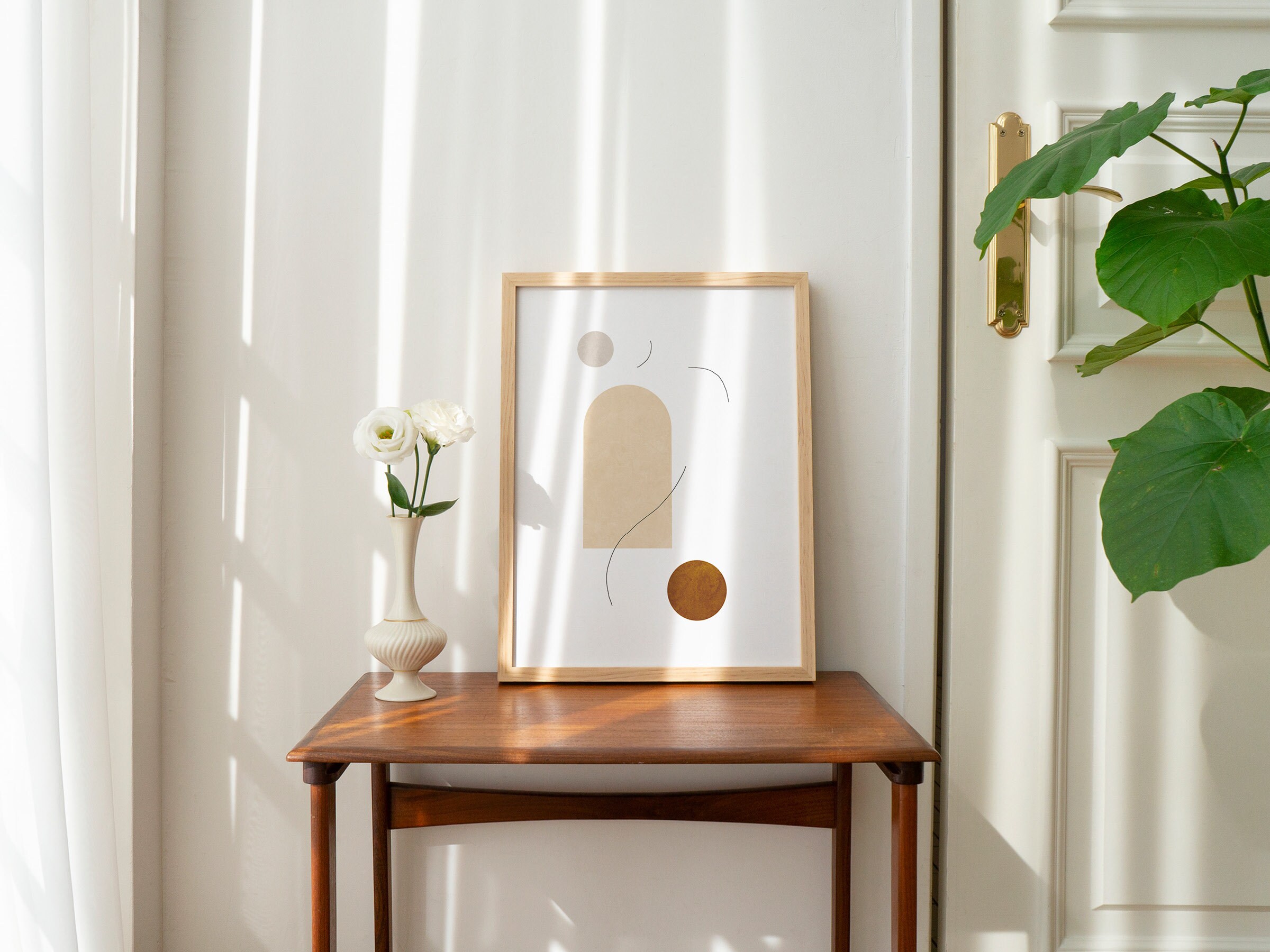 Minimalist Abstract Painting Wall Art Imprimable Aesthetic Etsy