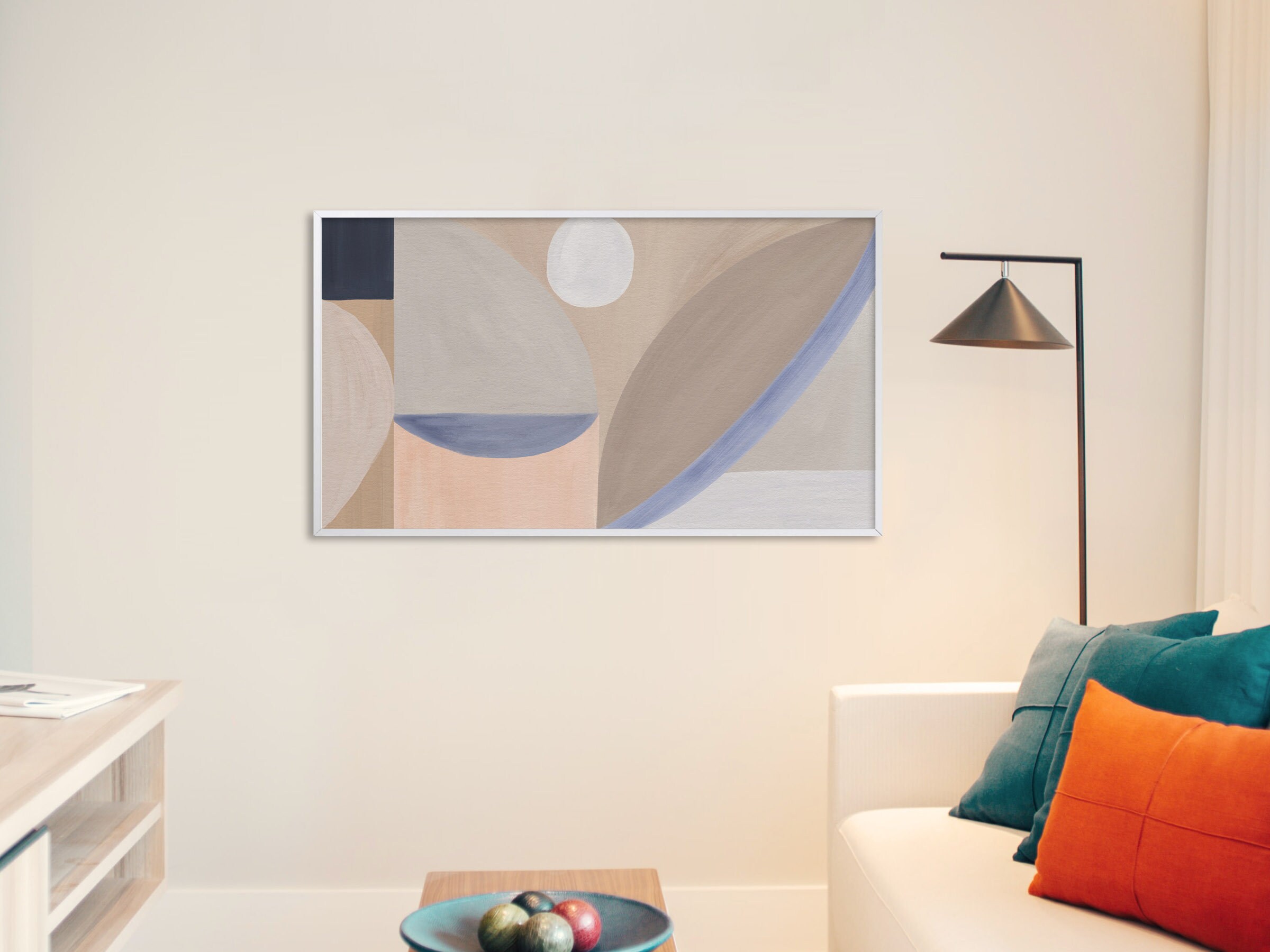 Frame TV Art Abstract Samsung TV Art Mode Digital Modern Art Etsy