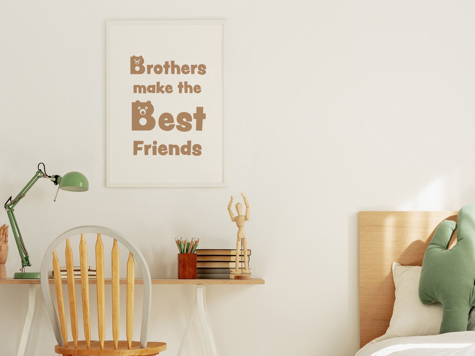 Brothers Make the Best Friends Wall Art Printable Boy Nursery Etsy