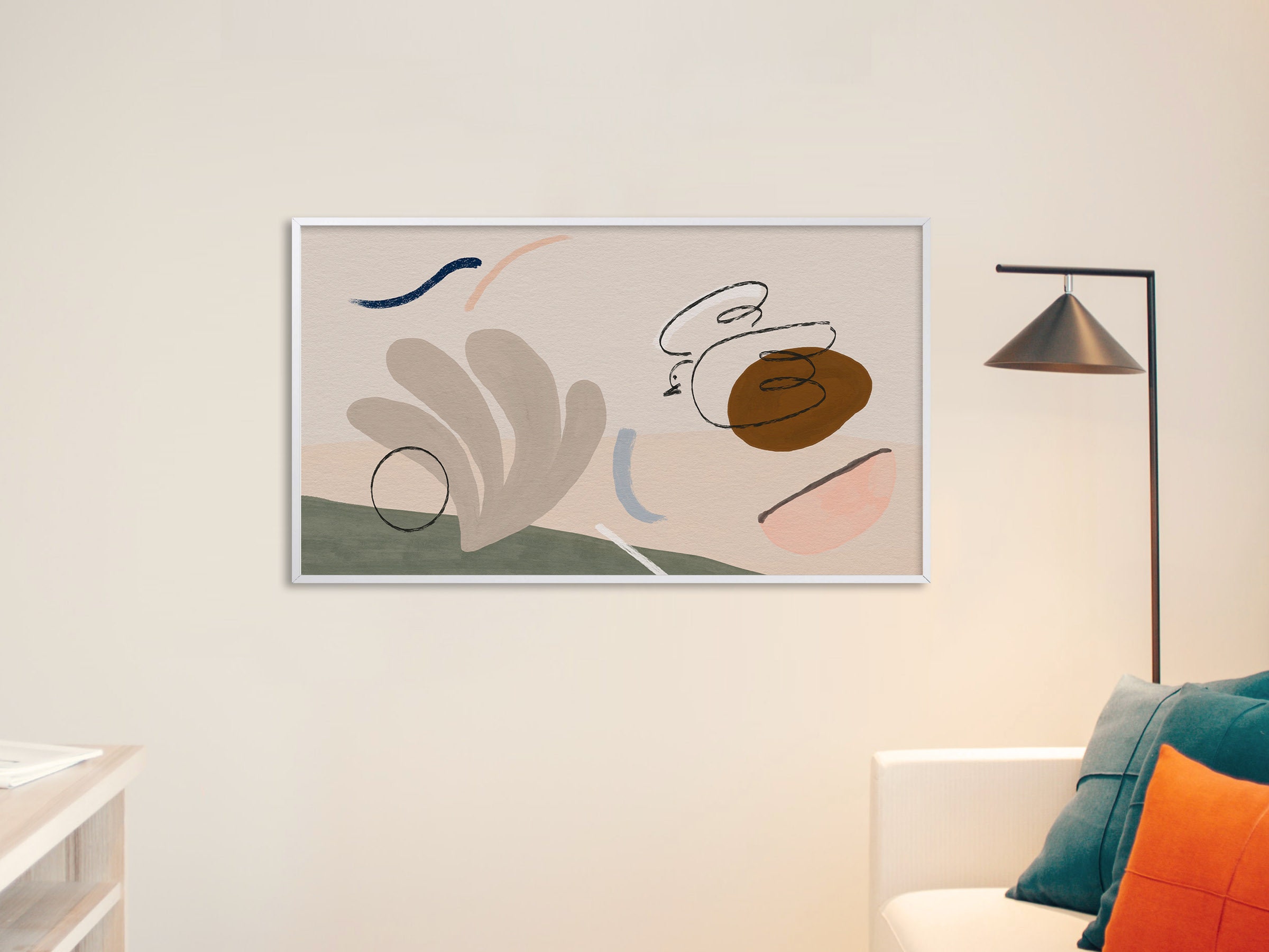 Samsung Frame TV Art 4K Frame TV Art Abstract Art Mode Etsy