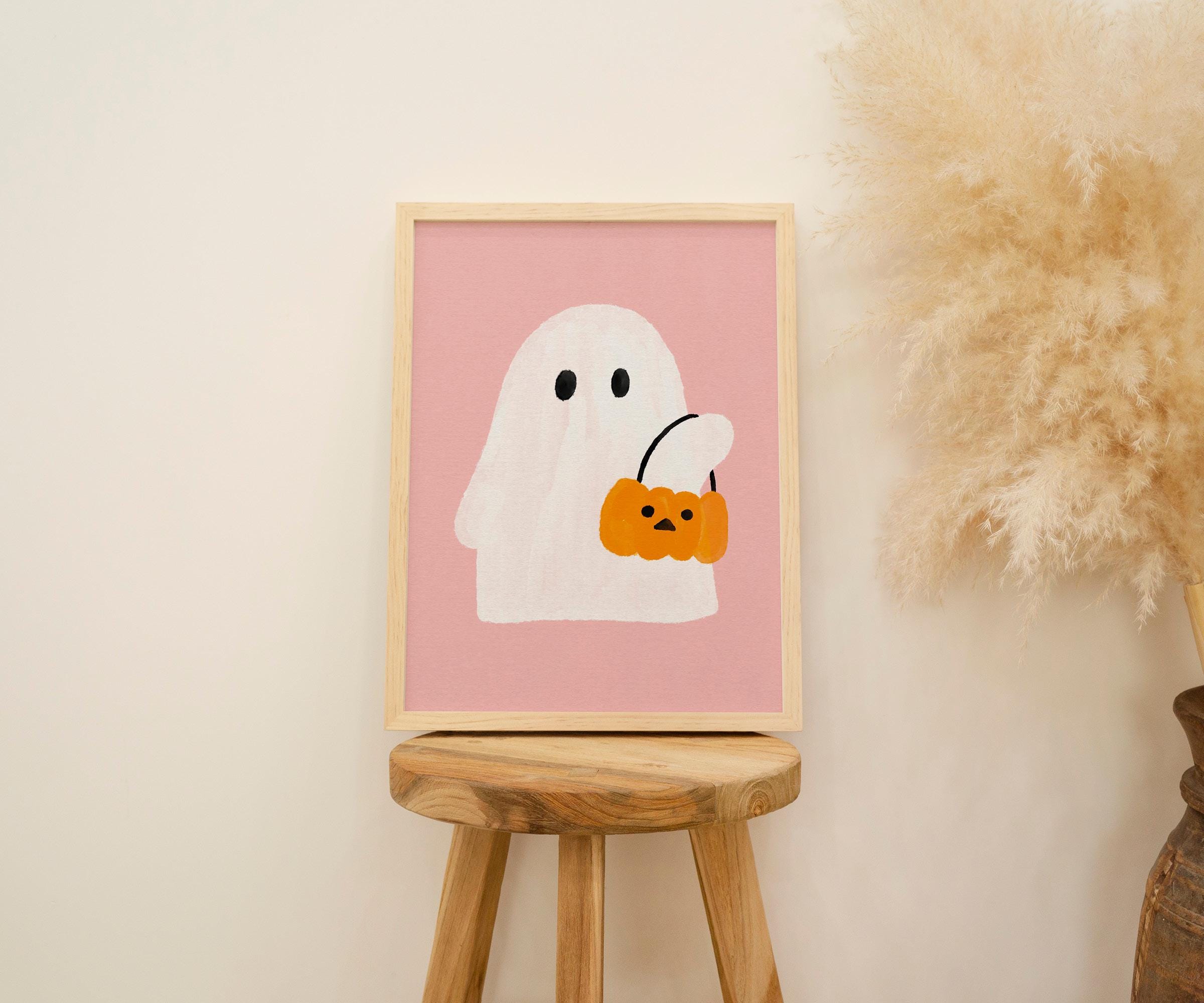 Halloween Printable Wall Art Ghost | Cute Funny Halloween Print | Jack ...