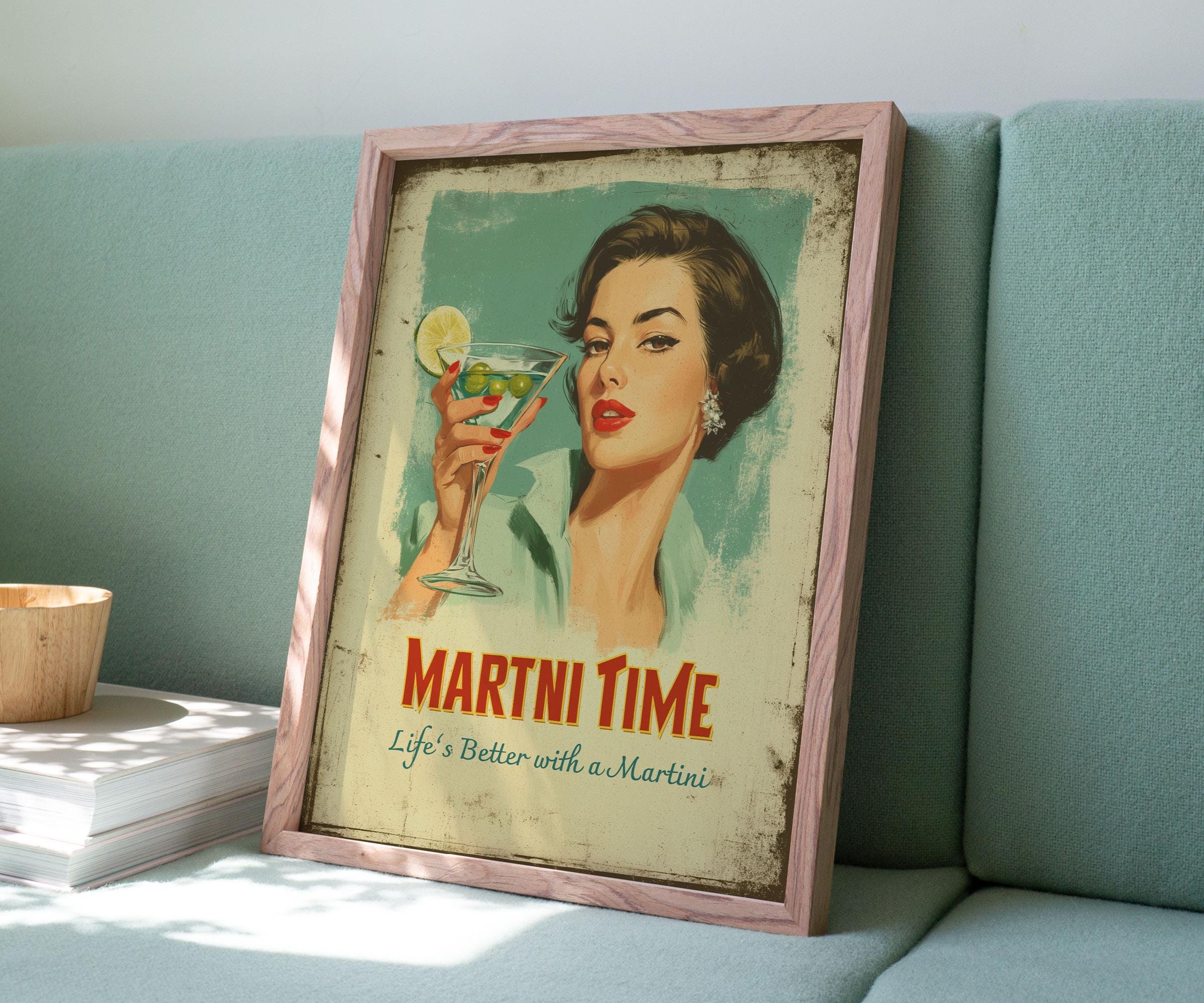 Martini poster - Etsy 日本