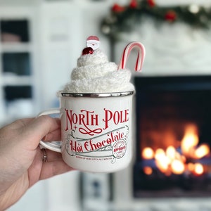 Christmas Mug Holiday Party Favors, Fuzzy Socks for Men / Women, Bulk Christmas Gifts, Small Inexpensive Holiday Gifts, Stocking Stuffers