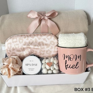 Mom Gift From Daughter, Mom Bday Gift, Spa Gift Box For Her, Birthday Basket, Self Care Package, Bonus Mom Stepmother Godmother, Mothers Day