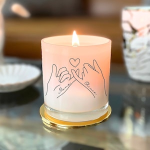 Mothers Day Gift For Mom From Daughter, Mom Candle Gift, Mom Birthday Gift, Unique Thoughtful Bday Gift, Pinky Promise, Mother Of The Bride
