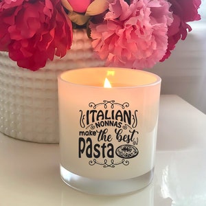 Italian Nonna Gift For Mothers Day, Bday Gift For Grandma Nana, Funny Birthday Gift Candle For Grandmother From Grandkids Grandchild WCPC