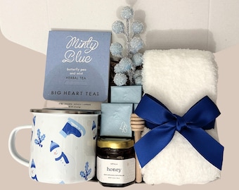 Hanukkah Gift Box, I Love You A Latke Mug, Oy To The World, Gift Basket For Jewish Family Friends Clients Coworkers, Holiday Hostess Gifts