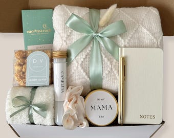 First Pregnancy Gift Box Expecting Mom Gift Basket, New Pregnant Mom Christmas Gift, Congrats On Baby Newborn Set, Postpartum Care Package