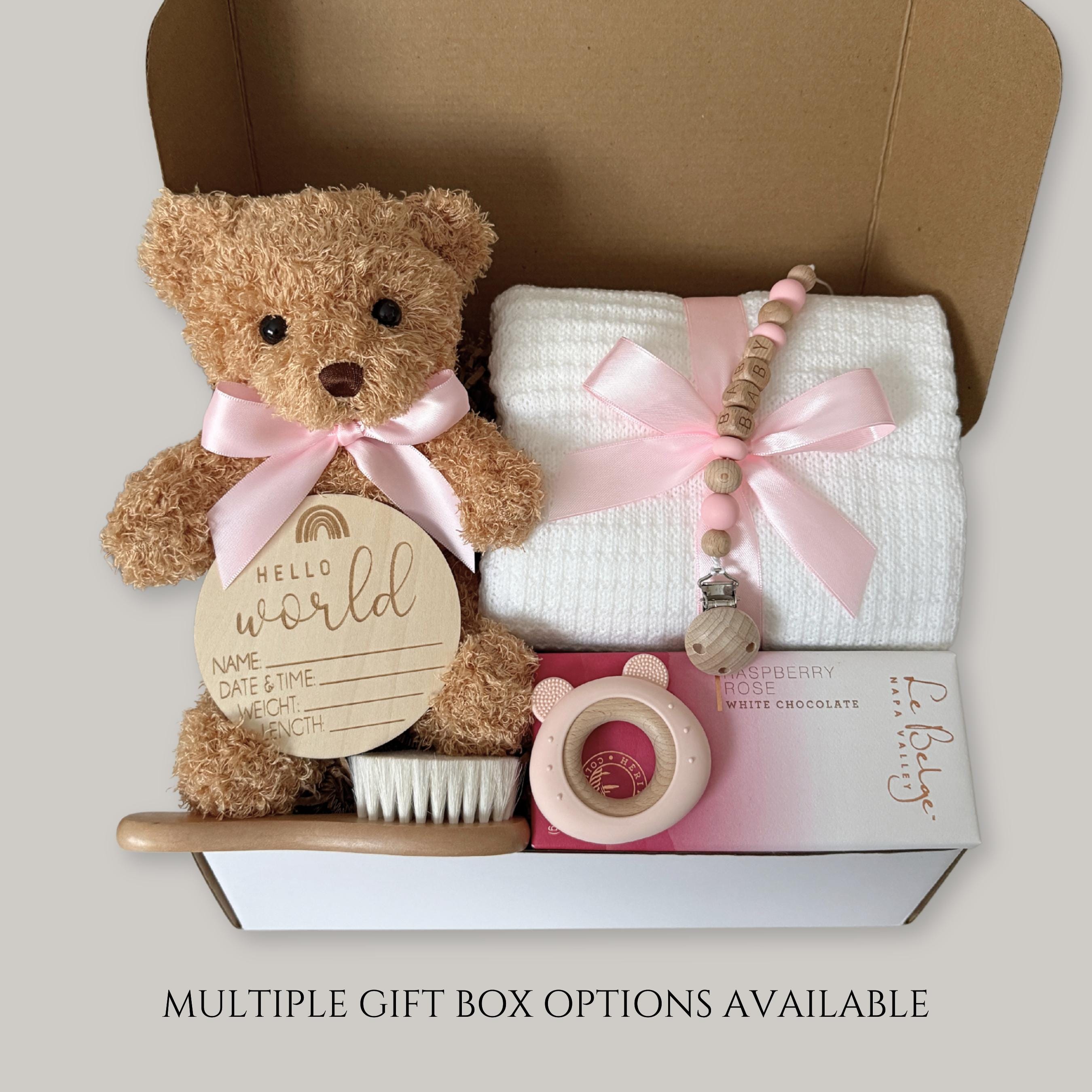 New Baby Girl Gift Box, Baby Shower Gift Girl, Welcome Baby
