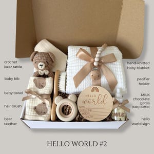 New Baby Gift Box, Welcome Baby Gift Basket, Newborn Gifts, Expecting Parents Gift, Congrats Baby Girl, New Baby Boy, Gender Neutral Gift, Teddy Bear Baby Shower Basket, Future Mom Pregnancy Gift, Baby Blanket, Diaper Party, Dadchelor party, man shower gift, - Giftella unique gifts, handmade gifts, First Mothers Day Gift, 1st Mother Day,