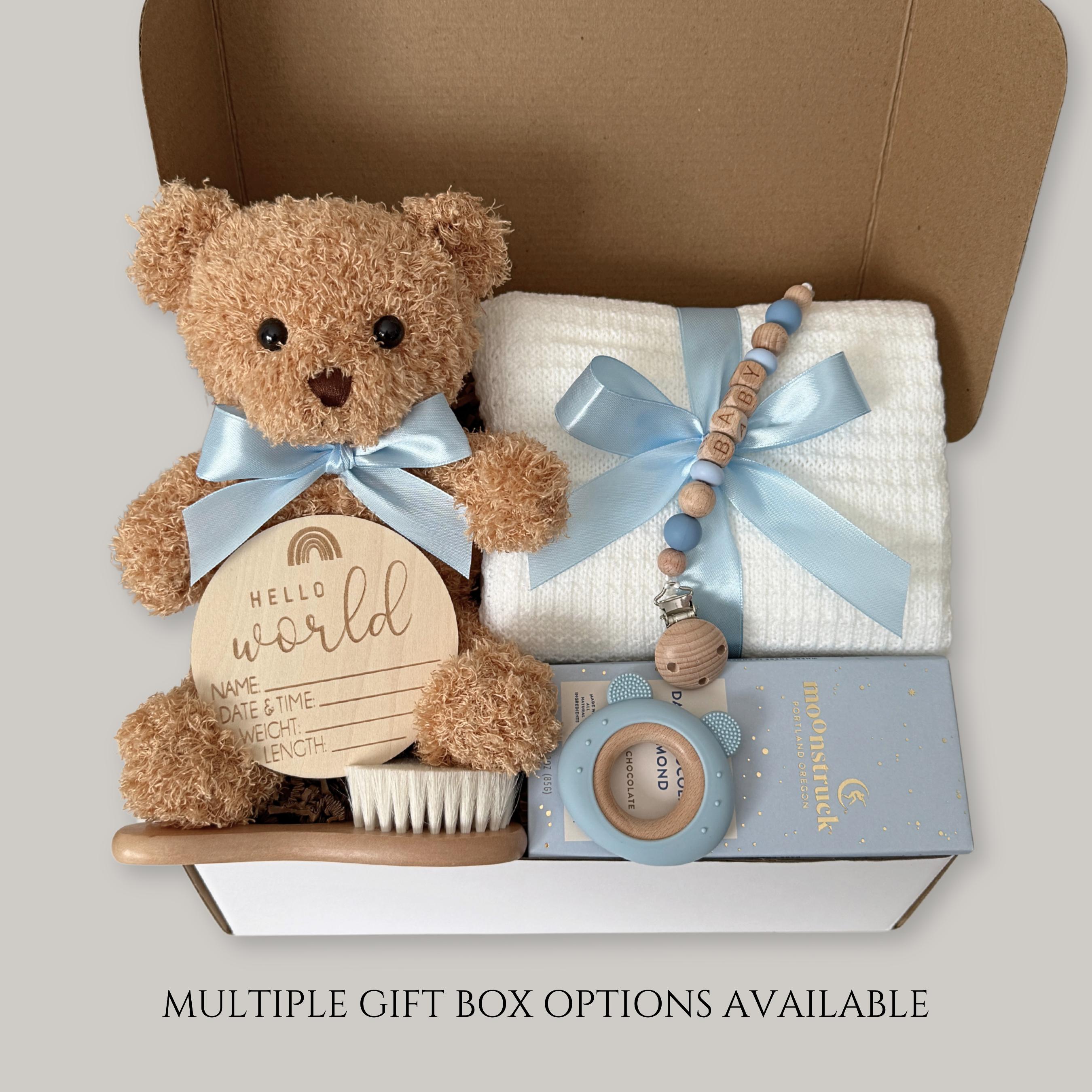 Baby Boy Gift Box, Welcome Baby Boy, Baby Shower Gift Basket