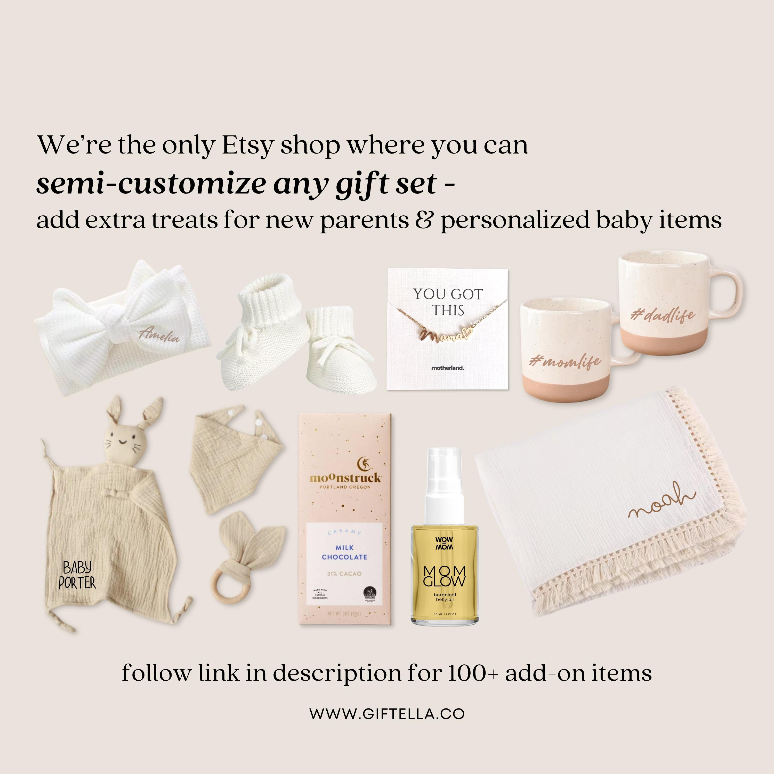 New Mom Pregnancy Gift Box, Baby Shower Basket, Expecting Mother