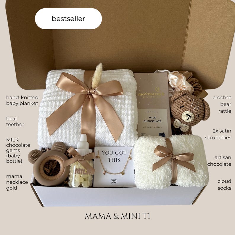 New Baby Gift Box, Newborn Boy Girl Gift Set, Neutral Baby Shower Gift Basket, Welcome Baby Basket, Luxury Baby Gifts, Congrats baby, Congrats Pregnancy, Expectant Dad Gift, New Mom Care Package, Expecting New Parents Set, Unique Gift Ideas For Gender Reveal, Postpartum Gift Box, Teddy Bear Gift Box