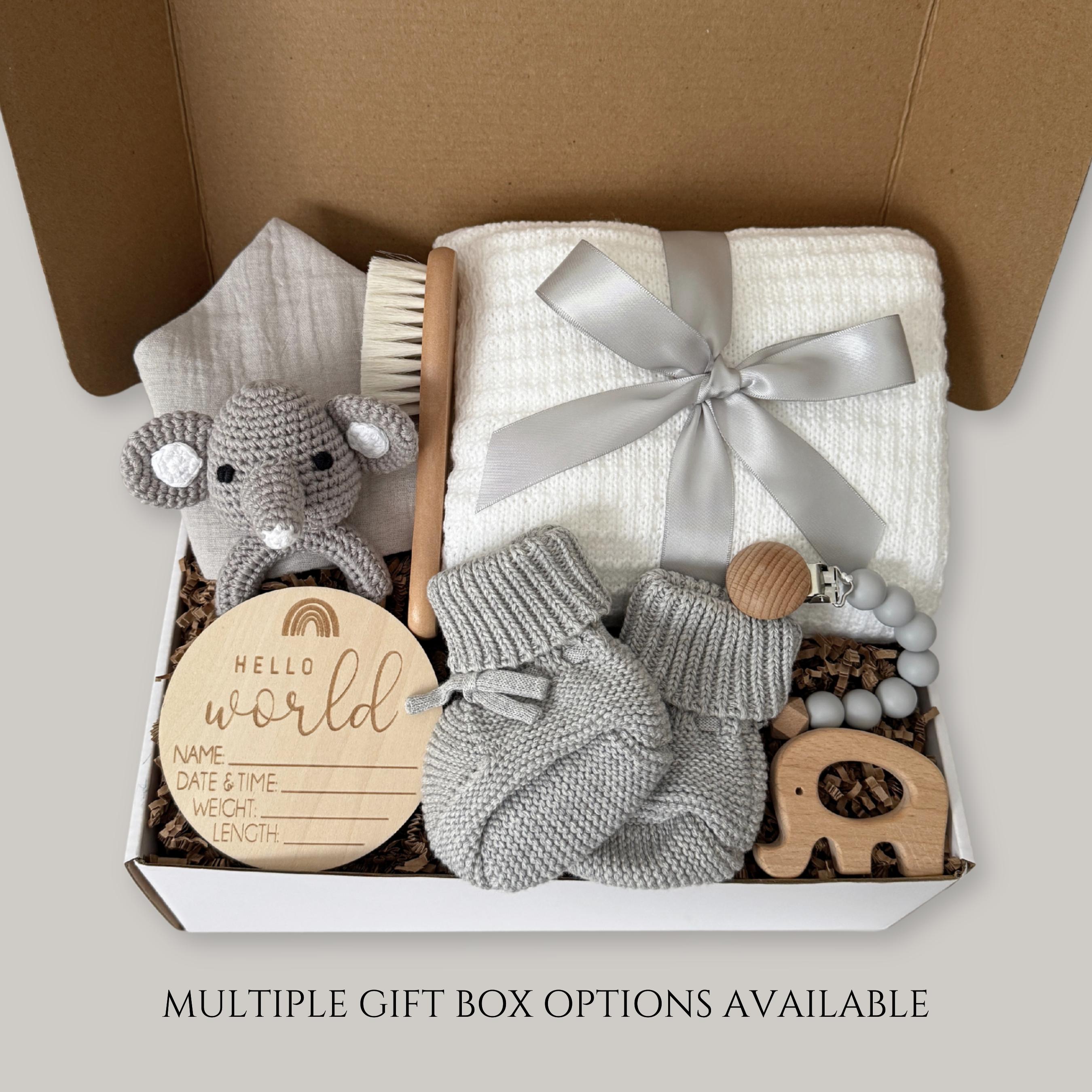 New Baby Gift Box Baby Shower Newborn Gift Basket, Gender Reveal Gift ...