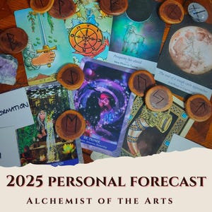Pronóstico 2025: lectura personal de runas y tarot en 45 minutos