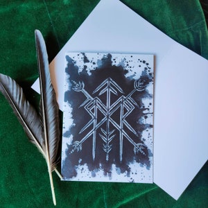 Wikinger Grußkarte, Wikinger Hochzeit Geschenk, Wikinger Karte, unbedingte Liebe Karte, Geburtstagsgeschenk, Wikinger Hochzeitsgeschenk, Handfasting