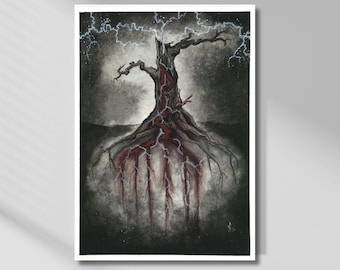 RUIN TO RESURRECTION Bindune: Norse Pagan Giclee Fine Art Print