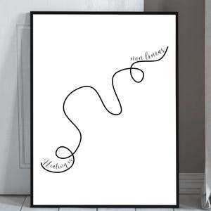 healing art print | retro print | affirmation wall art | minimalist | manifest poster | trendy decor | gradient | digital download