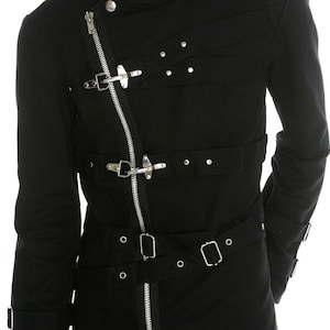 Men's Black Army Style Jacket, Full Sleeve Party jacket, Free Shipping USA