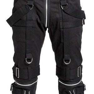 New Men  Black Pant Alternative Rock Pant /Trip Pants