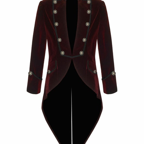 Men's Handmade Black Velvet VLADIMIR TUXEDO Jacket Tail | Etsy