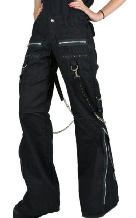 Grommets and rings bootcut jean, Tripp NYC