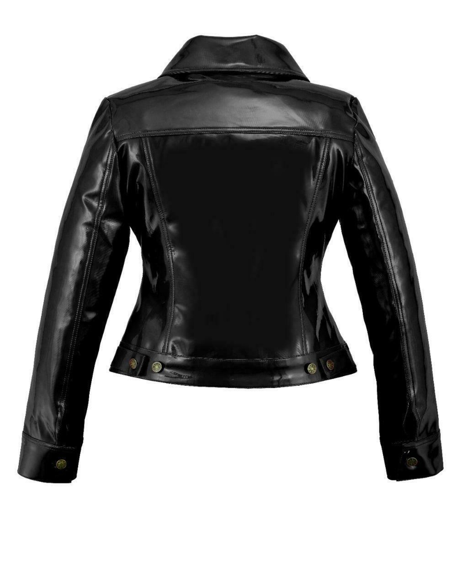 Handmade Fashion Vinyl Trucker Jacket Black PVC Women's Etsy