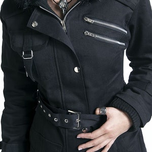 Quality Women's coat Jacket Winter Long Sleeve Jacket With Multi Pockets  Jacket/USA