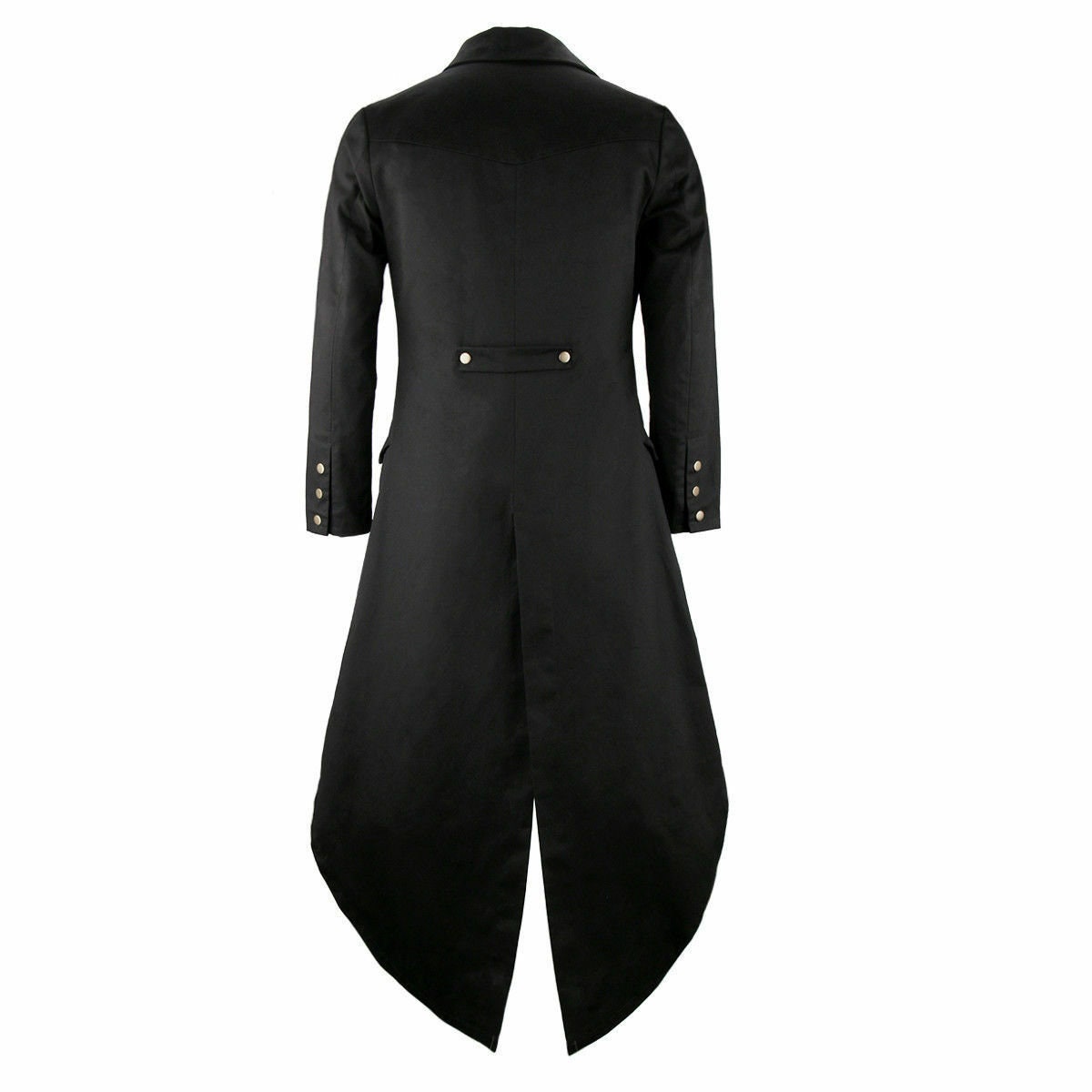 Men's Handmade Black Steampunk Tailcoat Jacket Gothic - Etsy