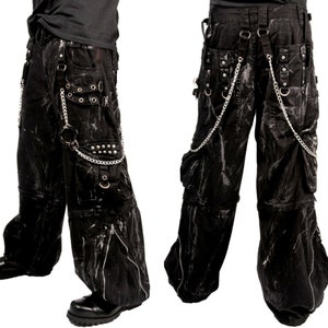 New Gothic Concert Jeans Apocalyptic Punk Emo Pants/usa Mechanic Acid ...