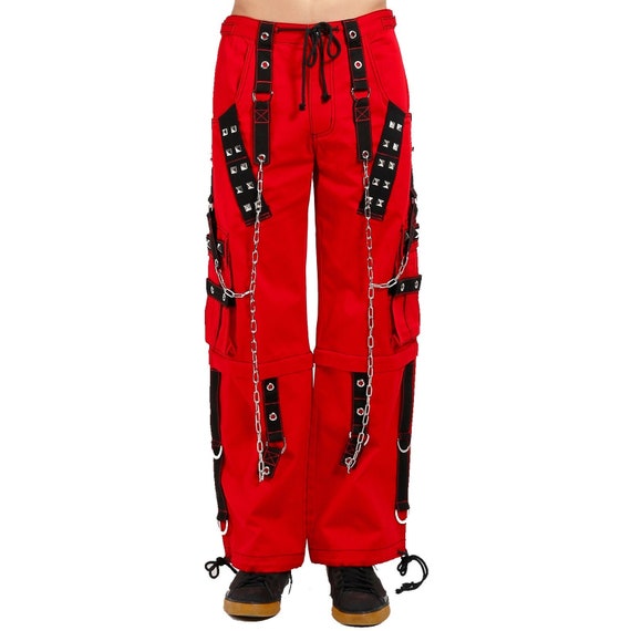 Gothic Bondage Handmade Men Pant Alternative Punk Rock Transformer Trouser  Red Baggy/tripp Pants/cargo Pants -  Canada