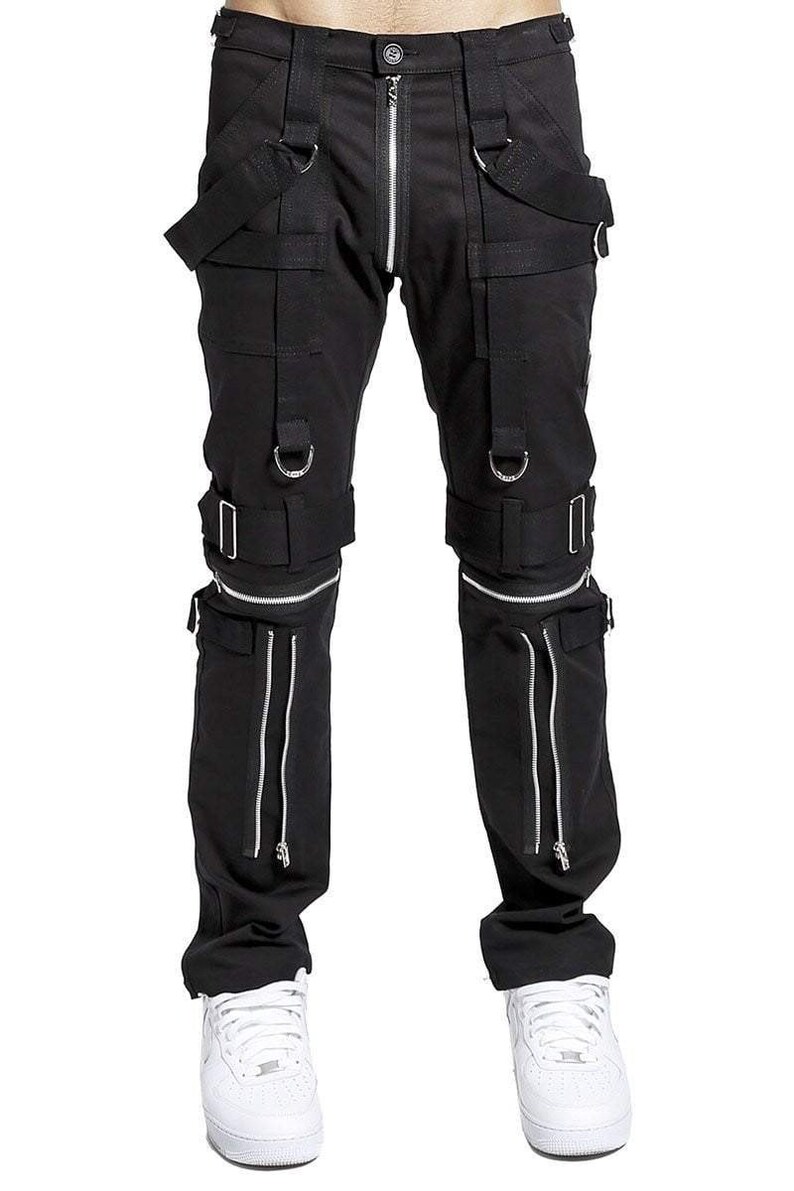 Gothic Bondage Men Pant Alternative Punk Rock EMO Trouser Para Pant Tripp Pants