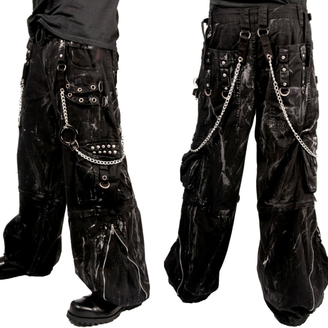 Gothic Jeans Apocalyptic Punk Tripp Emo Pants/usa Mechanic Etsy