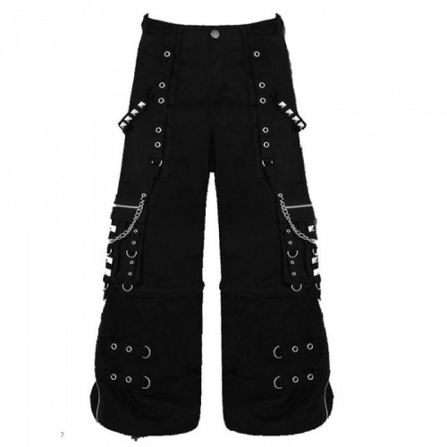 Gothic Bondage Black Big Skull Men Pant Alternative Punk Rock - Etsy