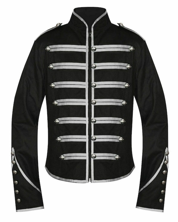 Mens steampunk military jacket cheap