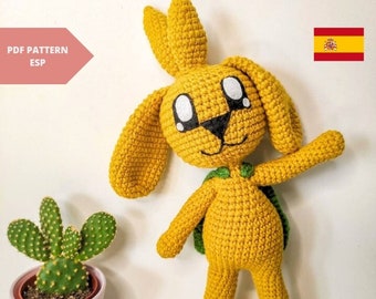 PDF Mikecrack Amigurumi Pattern, step-by-step crochet doll pattern, youtuber crochet tutorial, handmade gift.