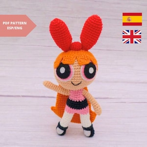 Powerpuff Girls Amigurumi Tutorial - Downloadable Amigurumi Pattern - DIY Crochet Toy from The Powerpuff Girls to Make at Home