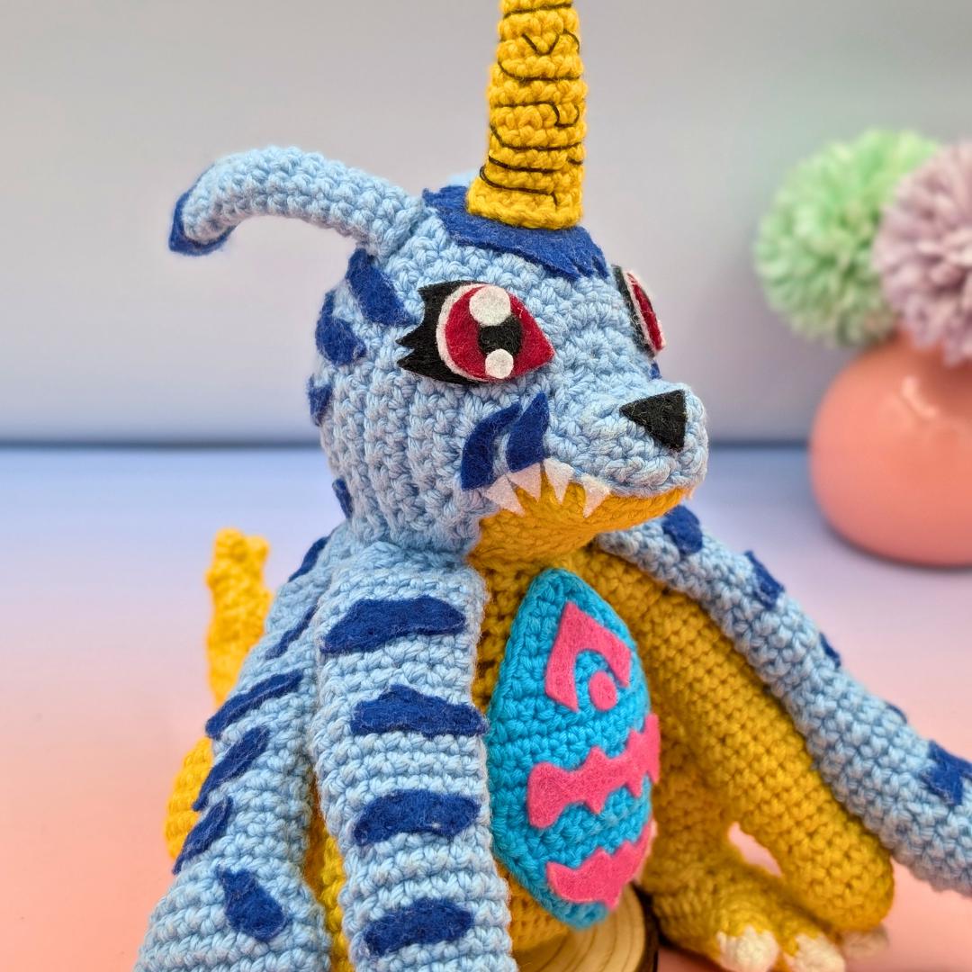 Gabumon Digimon Amigurumi PDF Pattern – Crochet Doll Pattern – Handmade ...