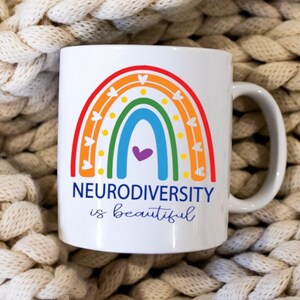 Neurodiversity 11 oz. Coffee Mug | Autism | Autistic | Neurodivergent | Christmas Gift | Birthday Gift | Mother&#39;s Day Father&#39;s Day Idea