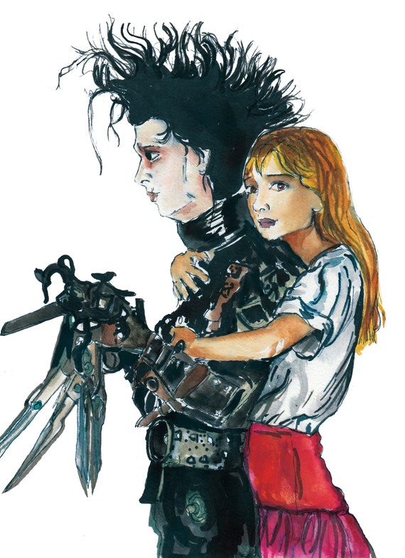 I Am Not Complete Edward Scissorhands Art Print Art Print Etsy