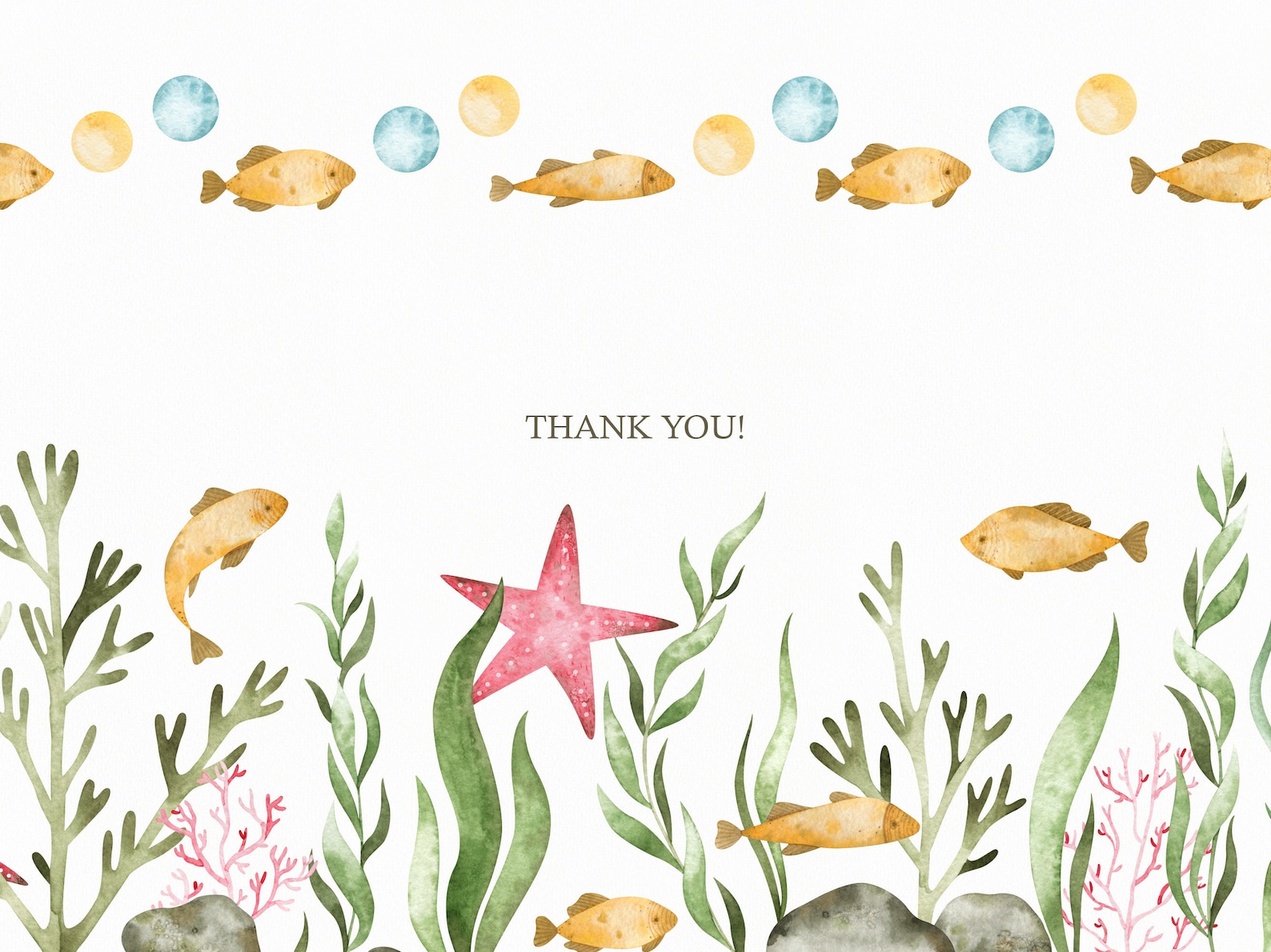Watercolor nautical border clipart. Vintage borders Etsy