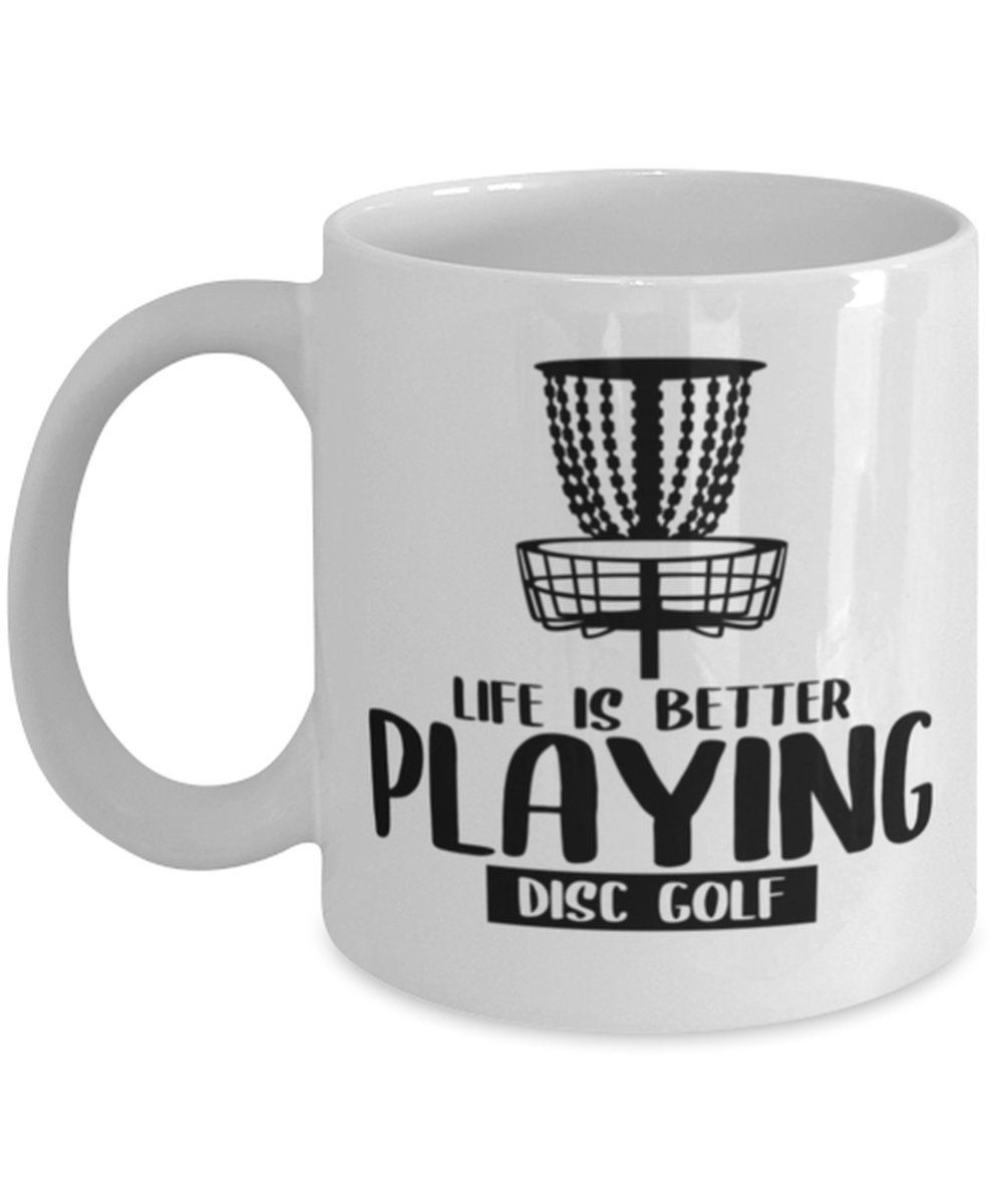 Disc Golf Mug 11oz Disc Golf Tea And Coffee Mug Cup Unique Etsy
