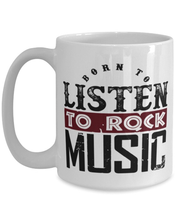Rock Band Coffee Mugs Rock Singer Musician Mug Born To Etsy