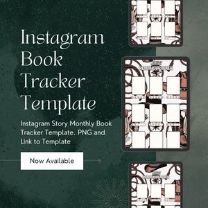 Instagram Story Reading Tracker Template | Editable Canva Template | Digital Book Tracker | Western Cowboy Romance