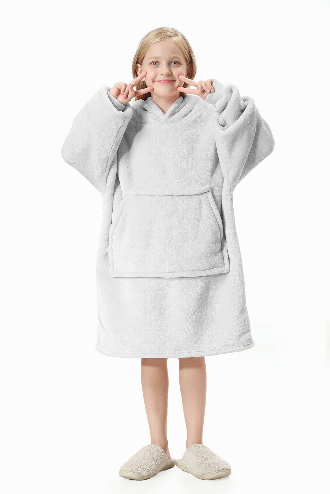 KIDS BLANKET HOODIE Uk. Oversized Reversible Sienna Ultra Etsy