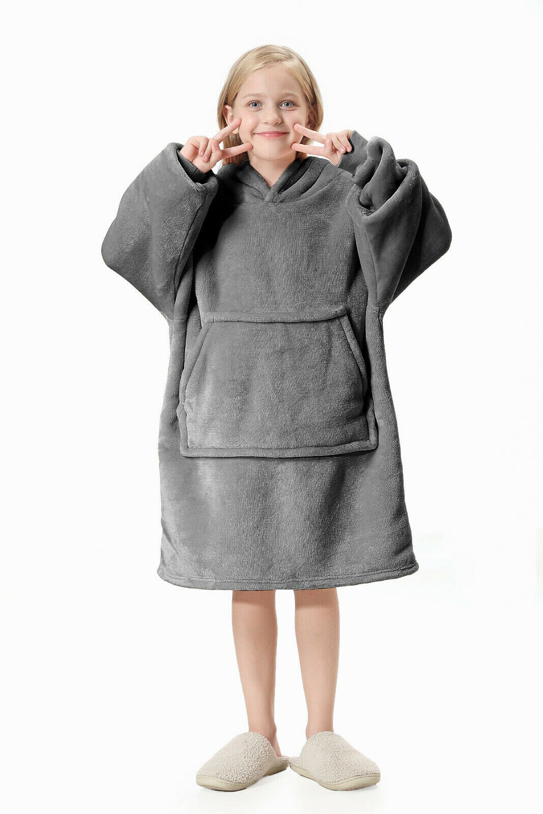 KIDS BLANKET HOODIE Uk. Oversized Reversible Sienna Ultra Etsy